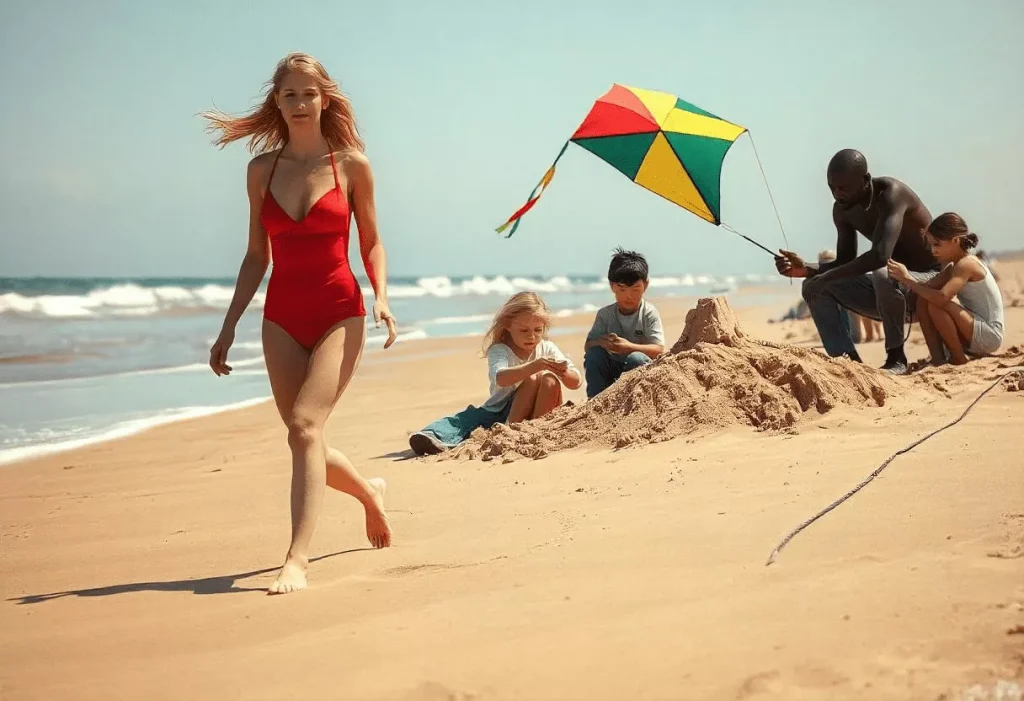 Camber Sands Beach in UK For honeymooners with portable internet